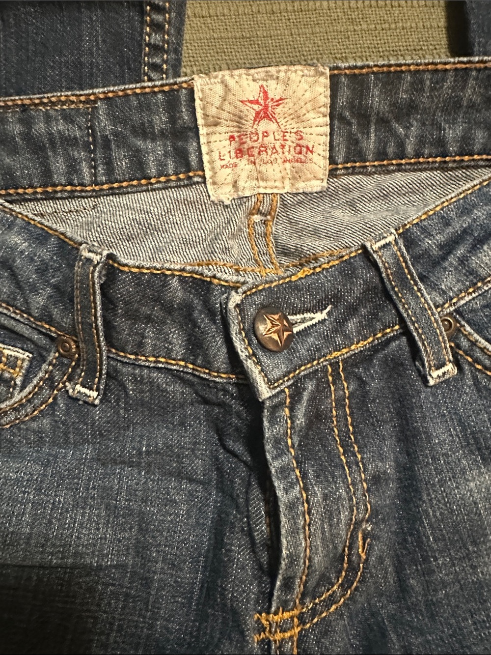 People's Liberation Blue Denim Jeans